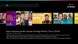 TikTok ahora tiene una aplicación Amazon Fire TV porque, por supuesto, la tiene