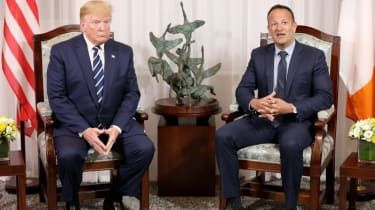 Trump porównuje granicę irlandzką do planowanego muru meksykańskiego
