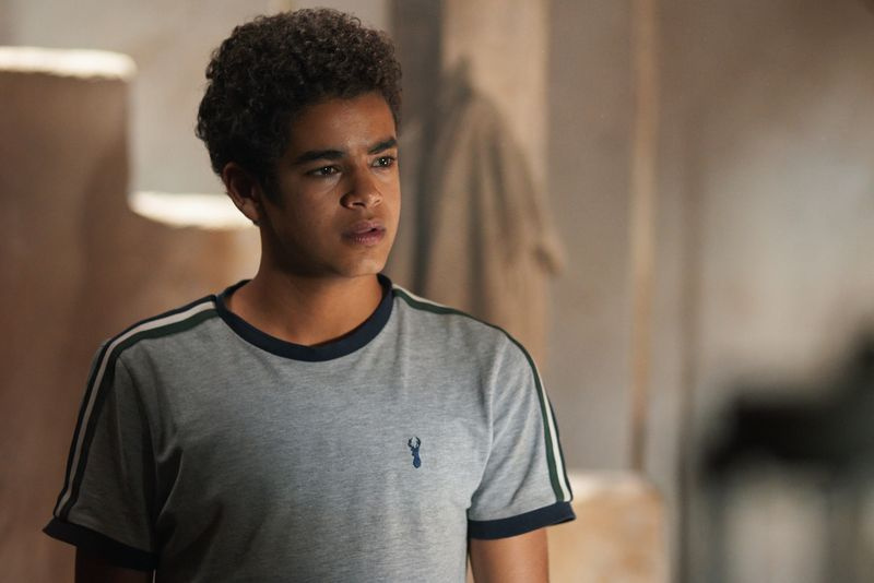 Amir Wilson în His Dark Materials de la HBO.