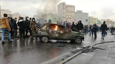 Iran, Teheran, protest