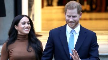 Meghan Markle a princ Harry na návšteve v Canada House v Londýne.