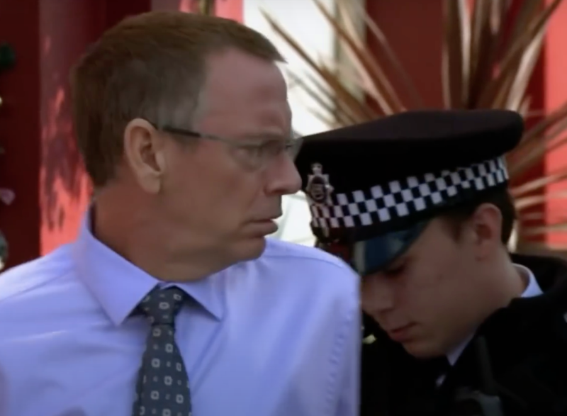Adam Woodyatt ja poika Sam EastEnders