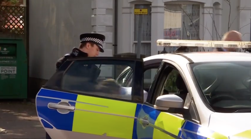 Adam Woodyatt ja poika Sam EastEnders