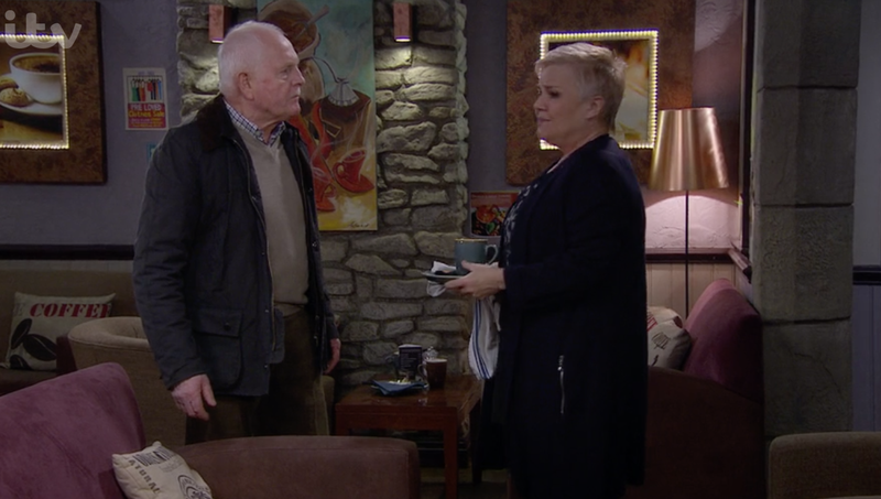 Brenda og Pollard Emmerdale ITV