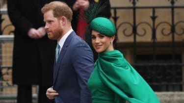 Meghan și Harry în 2020