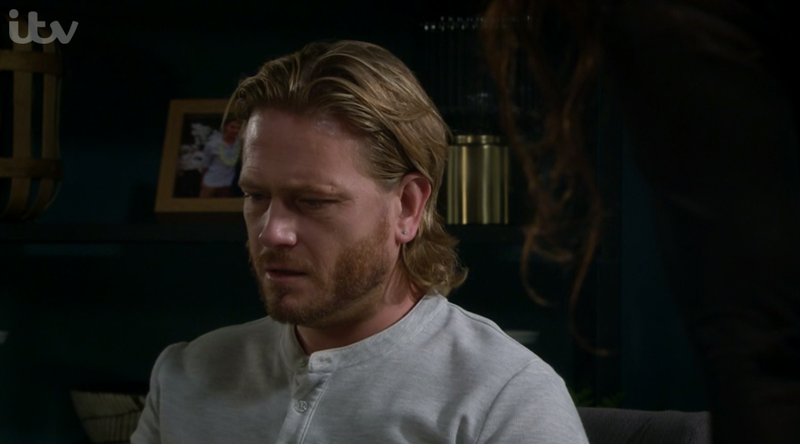 Meena y David en Emmerdale