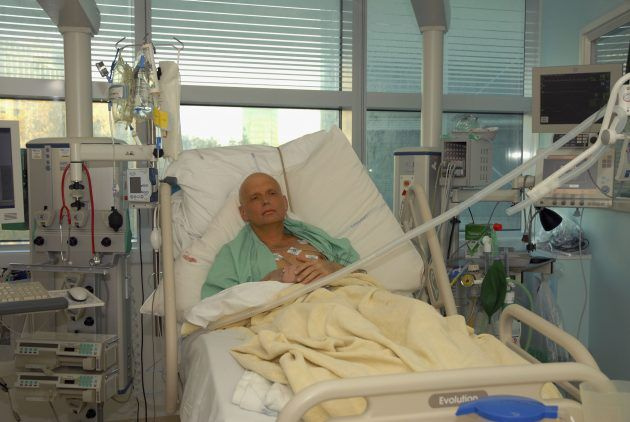 Alexandru Litvinenko pe patul de moarte