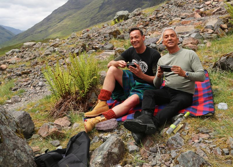 TV esta noche Craig y Bruno en las tierras altas de Escocia.