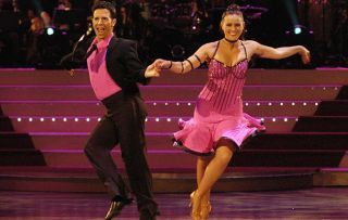 Η νικήτρια του Strictly Come Dancing, Jill Halfpenny, χορεύει στο Blackpool