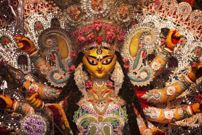 Bu yıl, Delhi son derece sessiz bir Durga Pooja kutlamaları gördü.