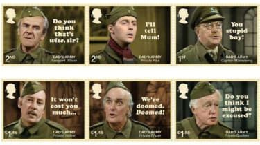 Tėčio armijos pašto ženklai: „Royal Mail“ sukanka 50 metų nuo pirmosios komedijos serijos