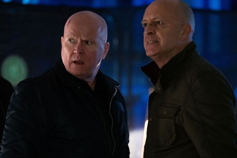 Ο Phil Mitchell και ο Danny Hardcastle στο EastEnders