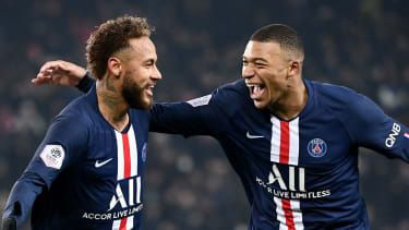 Neymar in Kylian Mbappe
