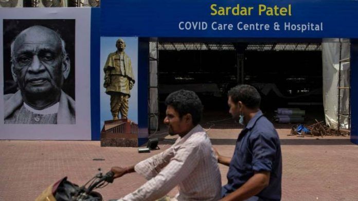 Centrul de îngrijire COVID Sardar Patel tratează acum doar patru la sută din capacitatea sa completă