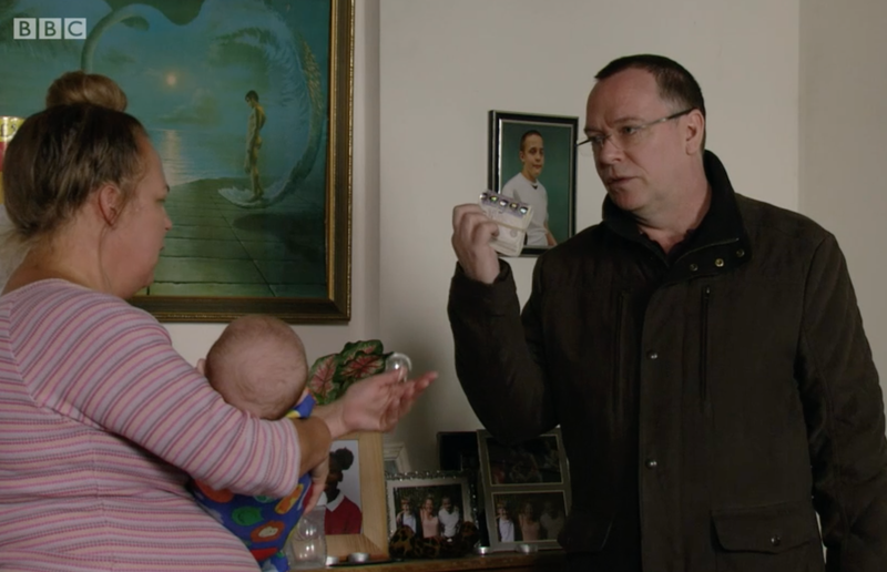 Η Karen και ο Ian στο EastEnders BBC