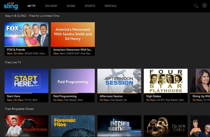 Sling lar hvem som helst se 18 Fox-tilknyttede selskaper og Fox News gratis, på grunn av koronaviruset