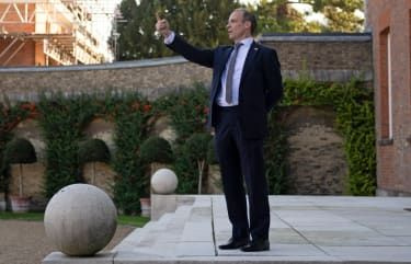 Dominic Raab hos Chevening