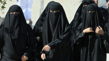 Saudiarabien kvinnor, niqab