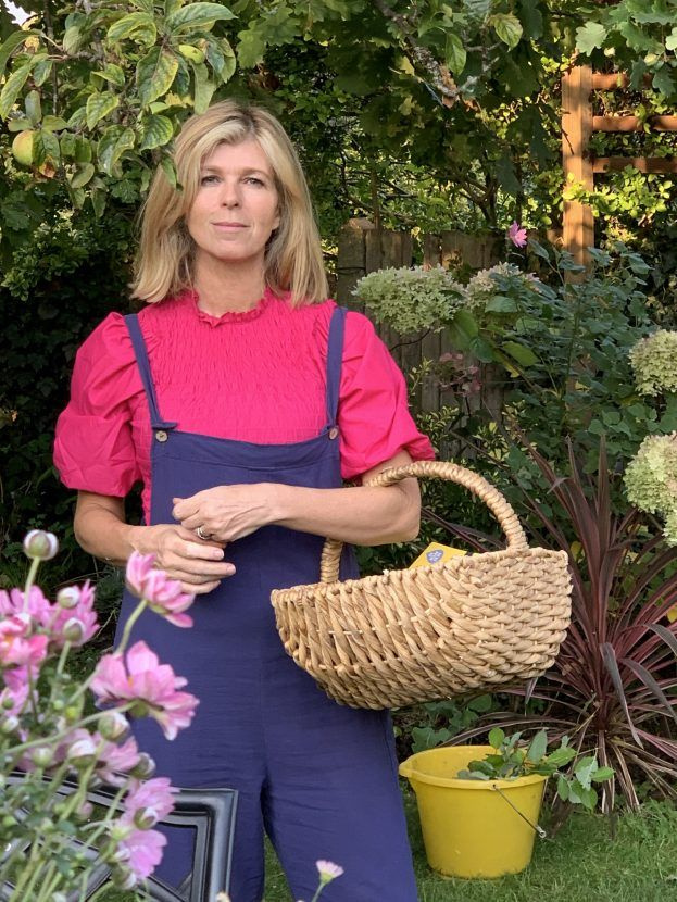 Kate Garraway na svojem vrtu v severnem Londonu