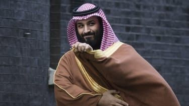 Mohammed bin Salman într-o vizită la 10 Downing Street