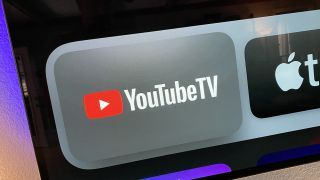 Λογότυπο YouTube TV στο Apple TV
