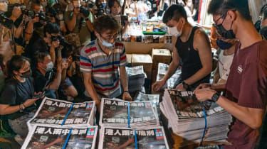 Slutet på yttrandefriheten? Hong Kong tappar sitt Apple