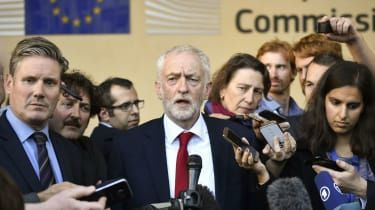 Jeremy Corbyn mimo Európskej komisie