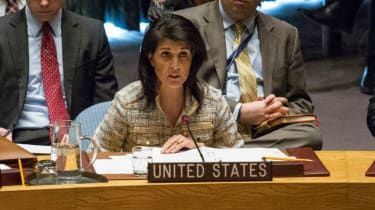 Ambasador USA Nikki Haley w Radzie Bezpieczeństwa ONZ