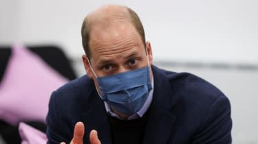 Prințul William în timpul unei vizite la o organizație caritabilă de sănătate mintală din Wolverhampton