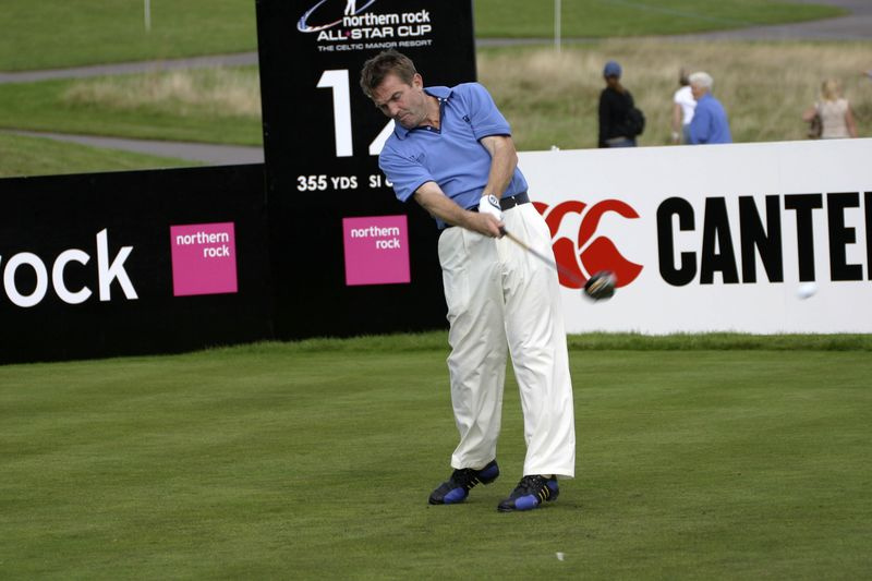 Ο Bradley έπαιξε στο The Northern Rock All Star Cup στο Celtic Manor Hotel το 2006 (Εικόνα: Getty)