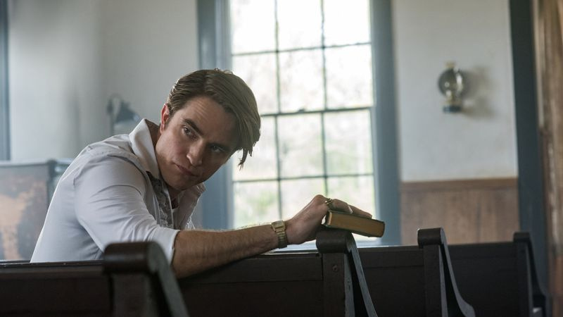 Robert Pattinson kot Preston Teagardin v filmu Hudič ves čas na Netflixu.