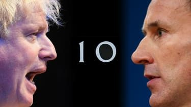 Boris Johnson in Jeremy Hunt