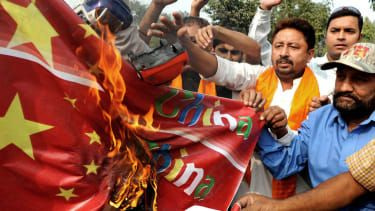 Hindu-nationalistit protestoivat sitä vastaan, että Kiina tukee naksaliittikapinallisia