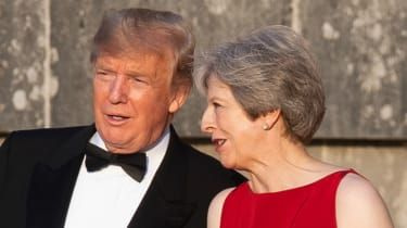 Donald Trump in Theresa May