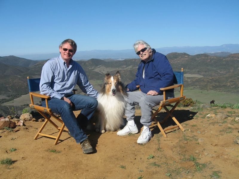 TV esta noche: Martin Clunes con la familia de la megaestrella canina Lassie.