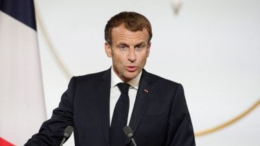 Francoski predsednik Emmanuel Macron: