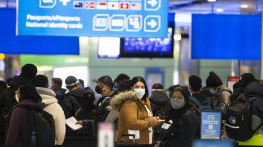 Čakalna vrsta pri kontroli potnih listov na terminalu 5 Heathrow