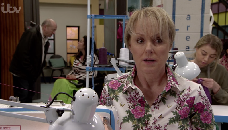 Sally en Geoff Coronation Street ITV