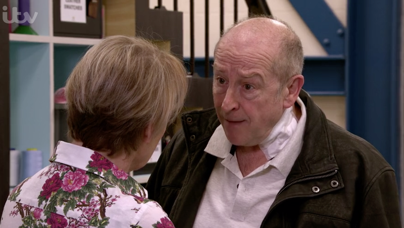 Sally en Geoff Coronation Street ITV