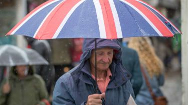 Regn Storbritannien väder