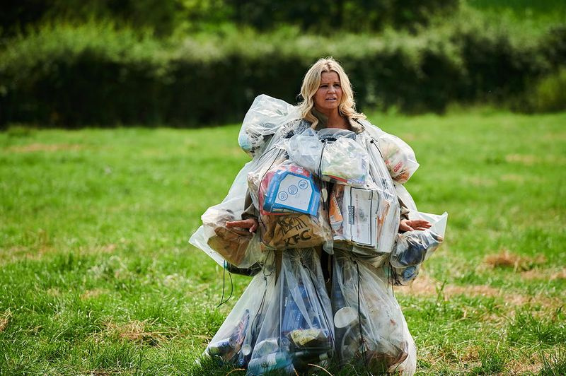 TV tänä iltana Kerry Katona roskapuvussaan.