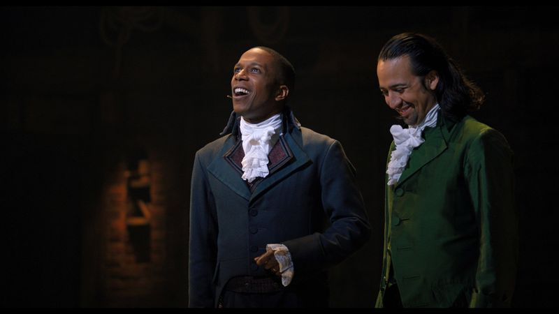 Leslie Odom Jr ja Lin-Manuel Miranda Hamiltonis.