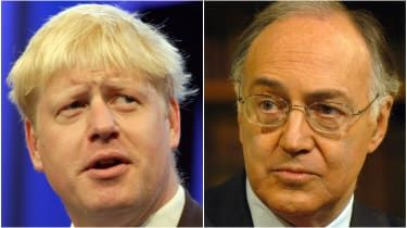 Boris Johnson a Michael Howard