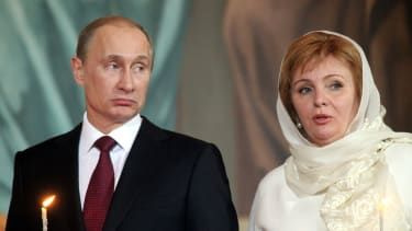 Vladimir Putin in njegova zdaj že bivša žena Ljudmila Putina