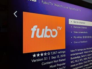 Λογότυπο Fubo TV στο Roku