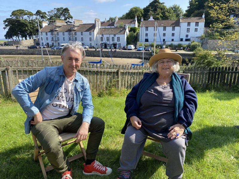 Stasera TV Alan Cumming e Miriam Margolyes.