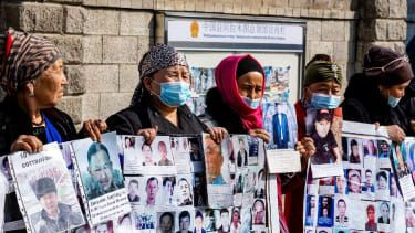 Demonstranter i Kazakstan