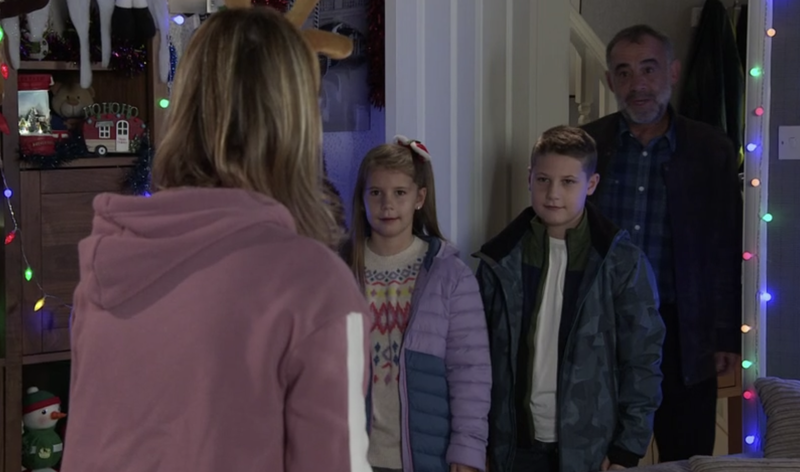 Coronation Street Abi, Kevin, Charlie, Lexi