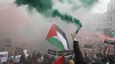 Zakaj so življenja temnopoltih pomembna, je svojo težo postavilo za palestinsko solidarnost
