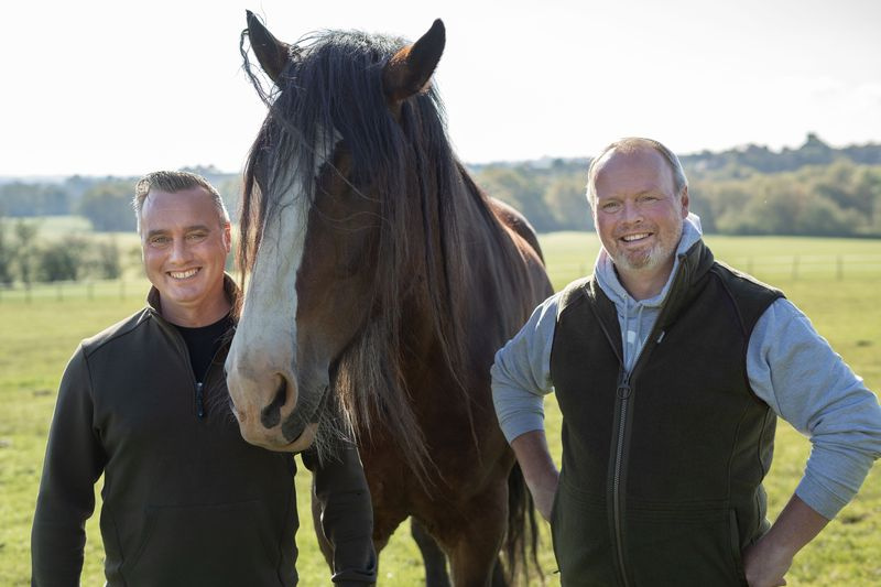 I fratelli Rob e Dave Nicholson alla Cannon Hall Farm.
